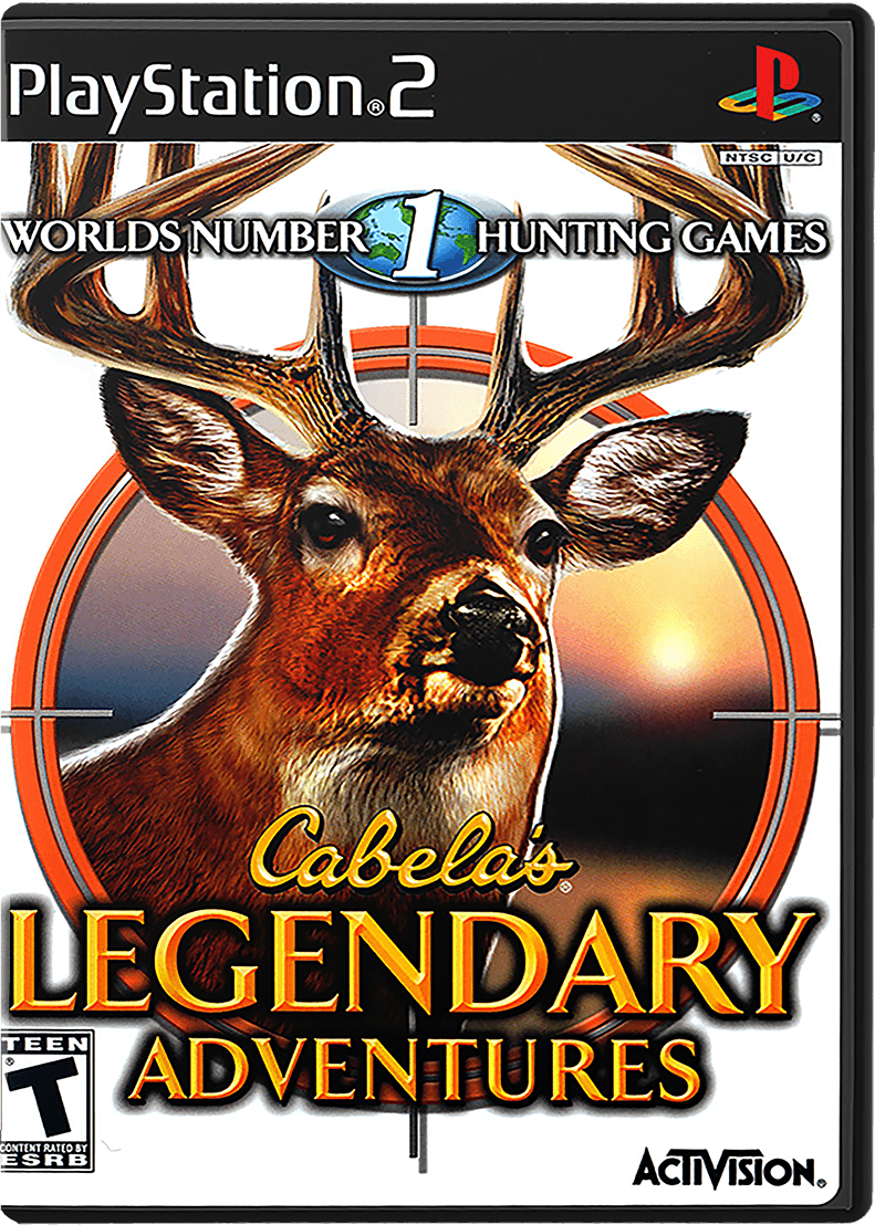 Cabela's Legendary Adventures box art for Playstation 2